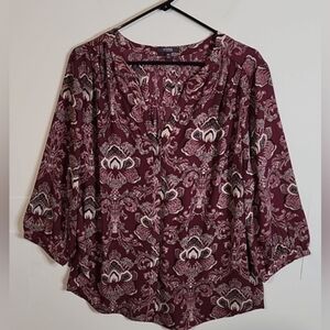 NYDJ Pintuck Blouse NWOT Size 0X